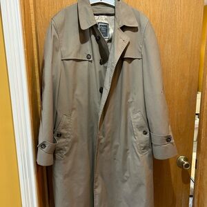 Dior Men's Monsieur Beige Trench Coat size 40R